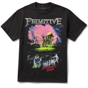 Primitive Black Graphic T-Shirt Sz various